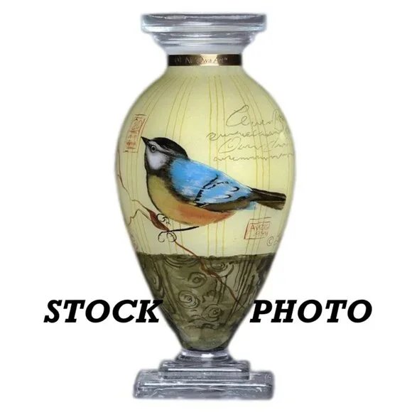 Ne'Qwa Art Bird Song Decorative Flower Vase - Susan Winget Artist